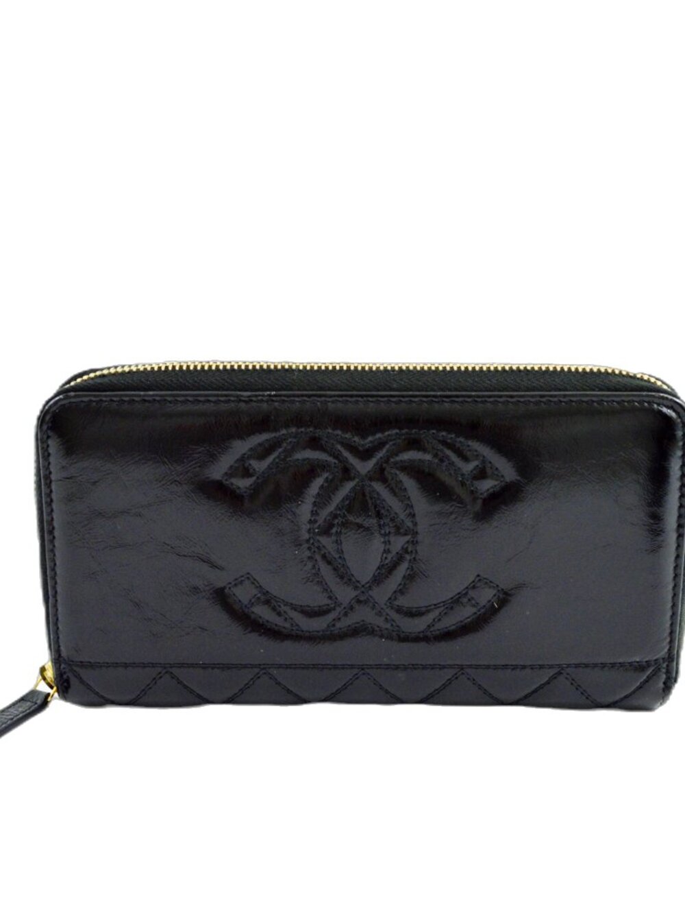 Chanel Timeless CC Zip Around Wallet #202-70